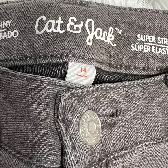 NWT- Cat & Jack Grey Jeans - Picture 2 of 6